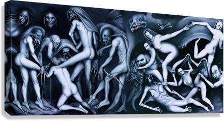 Blue Spirits Canvas Print