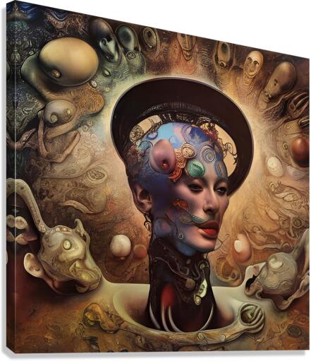 Head talk Canvas Print