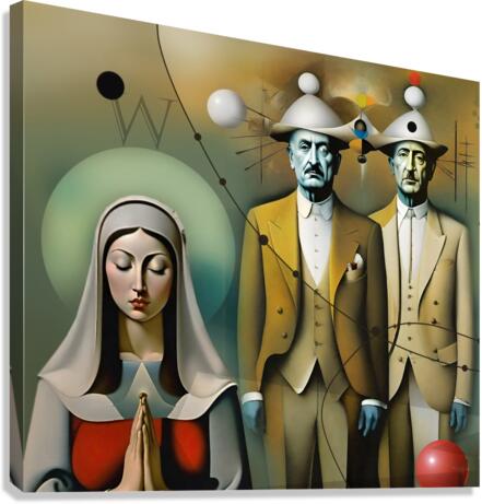 HALF1 Canvas Print