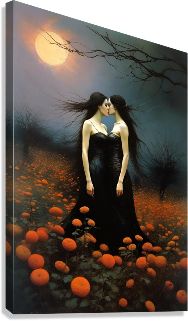 Moonfire Canvas Print