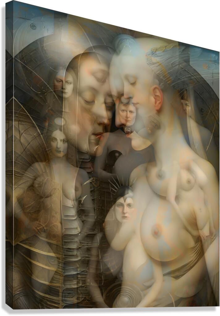 Bathers Canvas Print