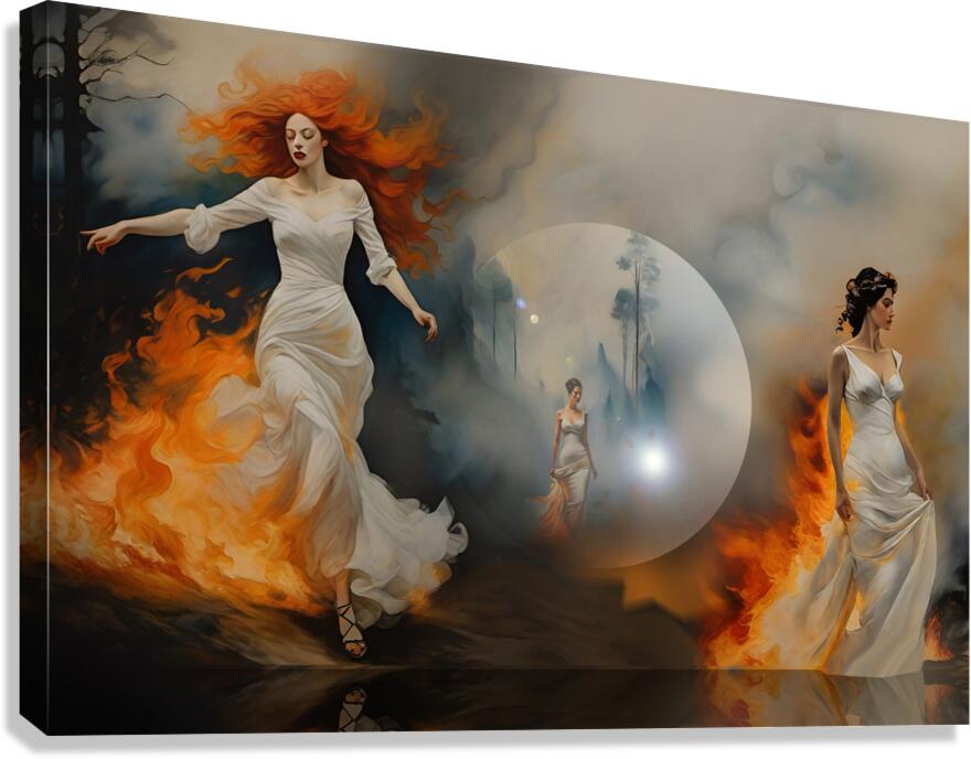 Firebrides3 Canvas Print