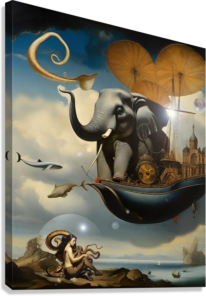With Majesty Canvas Print