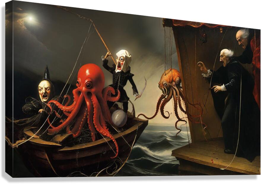 fishermen Canvas Print