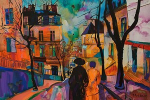 EVENING HUES ON THE AVENUE