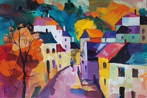 VIBRANT SOLITUDE IN THE VILLAGE