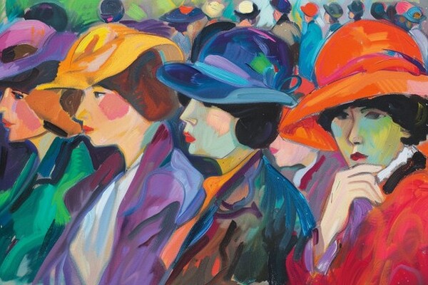 THE COLORFUL CONCLAVE Print