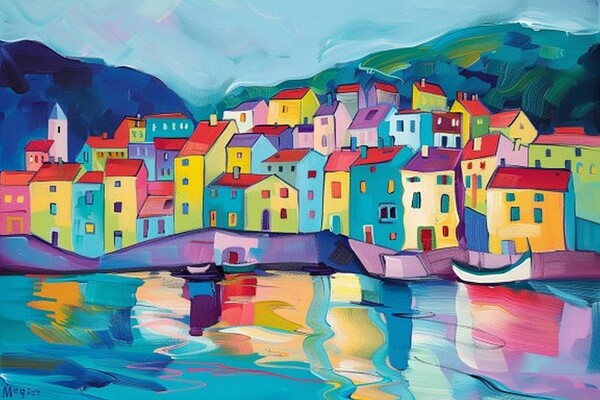 HARBOR HUES IN RHYTHMS by GraphixCafe