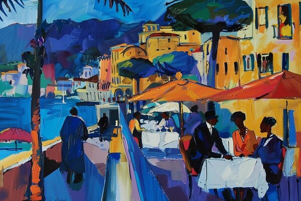 MEDITERRANEAN MELODY I Print