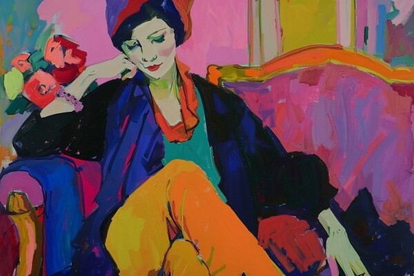 REPOSE IN VIVID HUES by GraphixCafe