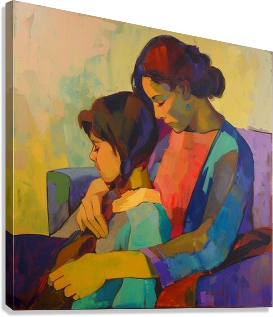 EMBRACE IN HARMONY Canvas Print