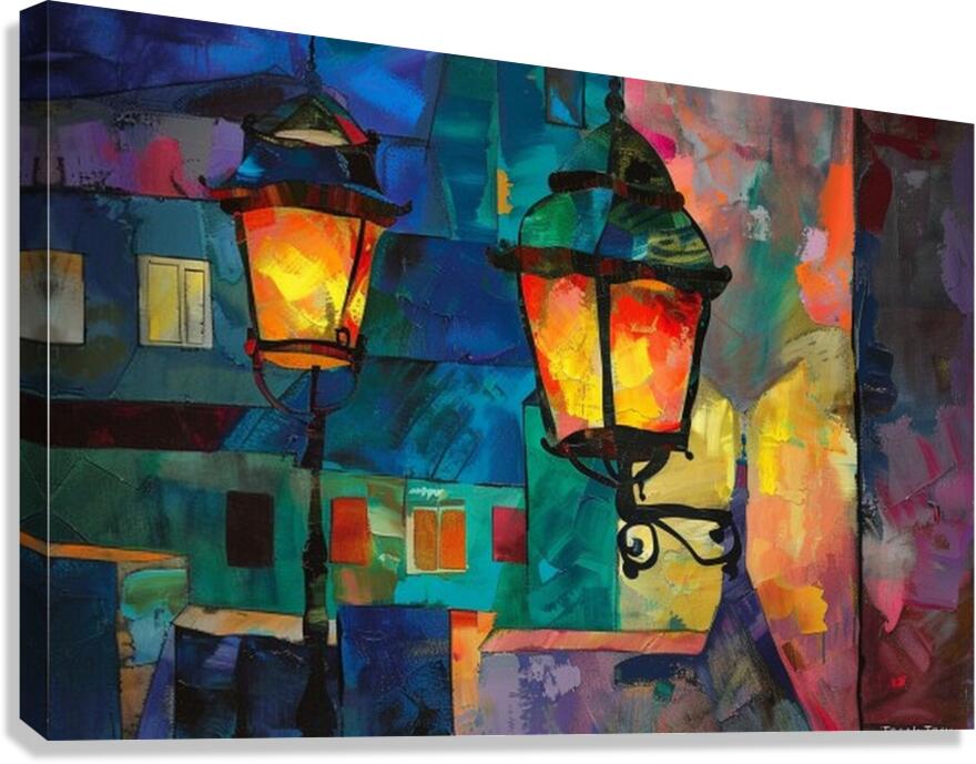 LUMINOUS INTERSECTIONS Canvas Print