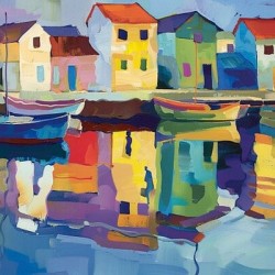 REFLECTIONS IN THE HARBOR