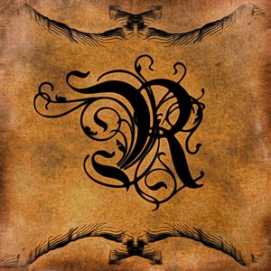 Beautiful Monogram Letter R
