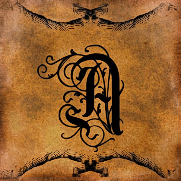 Beautiful Monogram Letter A by George Cuda