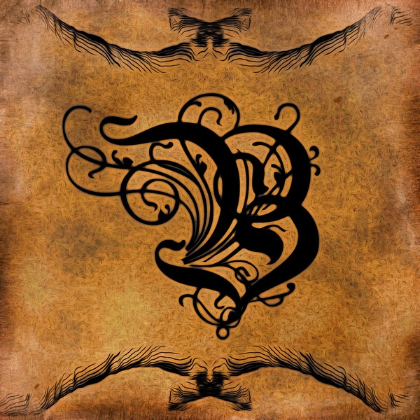 Beautiful Monogram Letter B by George Cuda