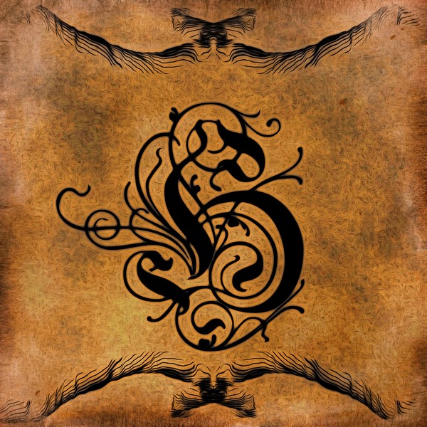 Beautiful Monogram Letter H by George Cuda