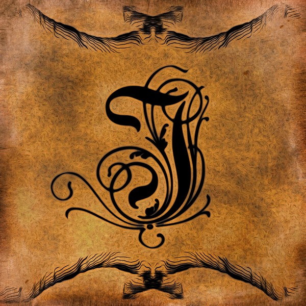 Beautiful Monogram Letter J by George Cuda