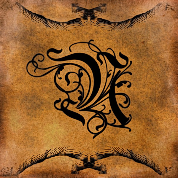 Beautiful Monogram Letter N by George Cuda