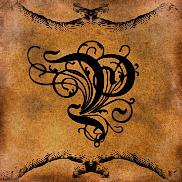 Beautiful Monogram Letter P by George Cuda