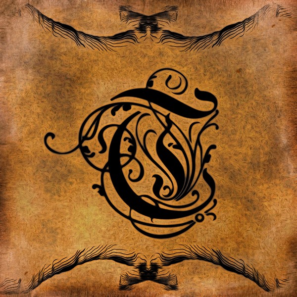 Beautiful Monogram Letter T by George Cuda