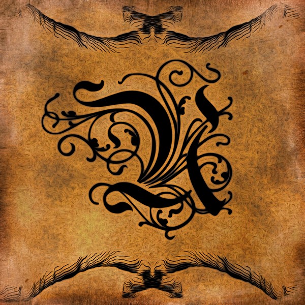 Beautiful Monogram Letter U by George Cuda