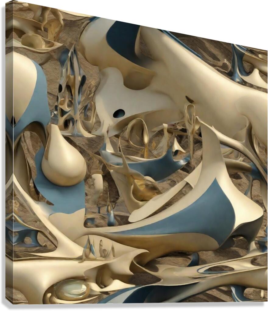 Alien Landscapes 1 Canvas Print