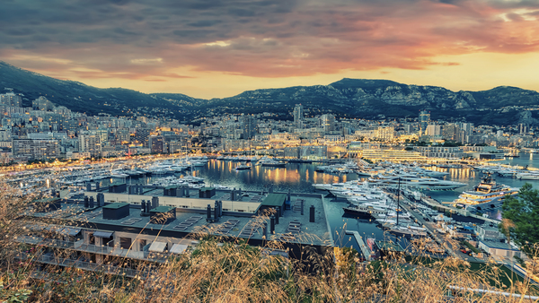 Monaco Harbour Print