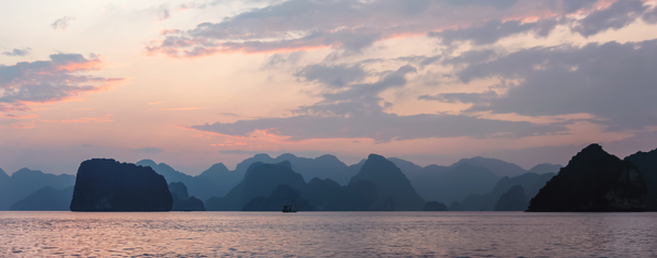 Halong Bay Sunset Print