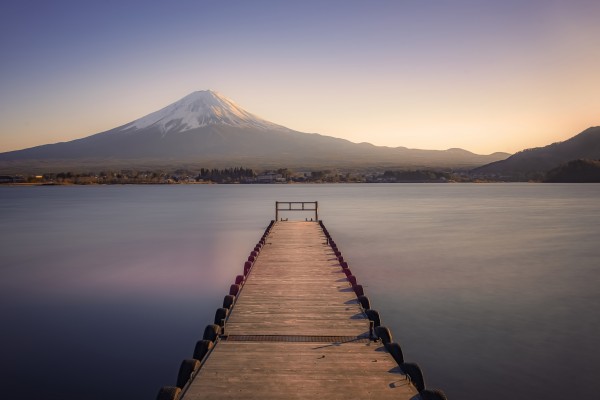 Mount Fuji sunset by Manjik Pictures