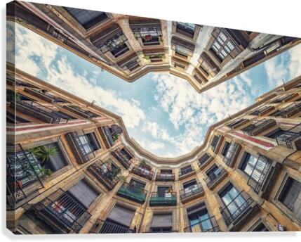 Barcelona street Canvas Print