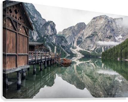 Braies reflection Canvas Print