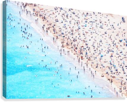 The beach Canvas Print