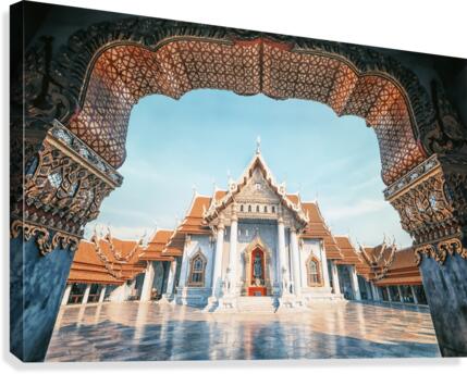 Marble temple Canvas Print