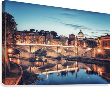Rome Reflection Canvas Print