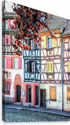Colmar Facade Canvas Print
