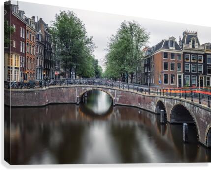 Canal Corner Canvas Print
