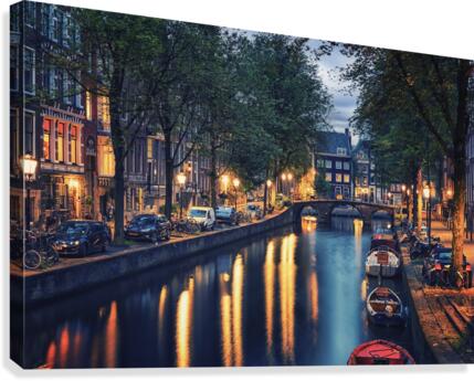 Amsterdam Evening Canvas Print