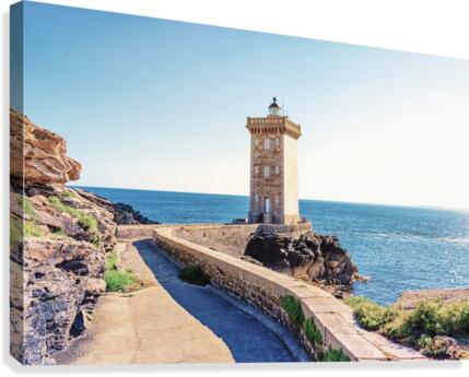  Phare de Kermorvan Canvas Print