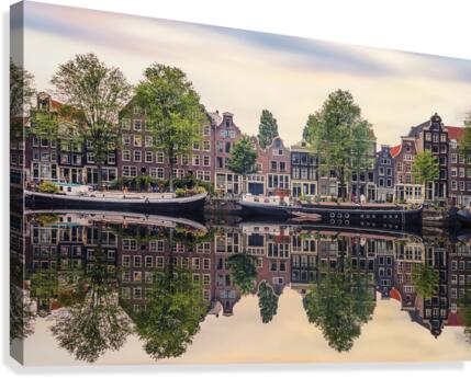 Amsterdam Reflection Canvas Print