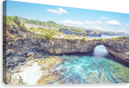 Broken Beach Canvas Print