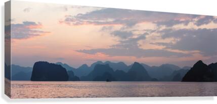 Halong Bay Sunset Canvas Print