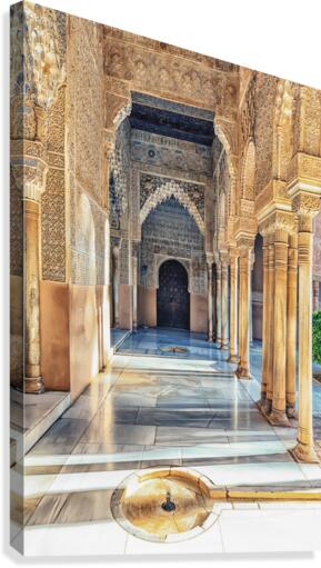 Alhambra Corridor Canvas Print