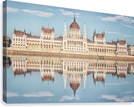 Parliament Reflection Canvas Print