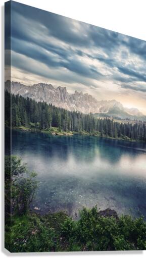 Carezza Sunset Canvas Print