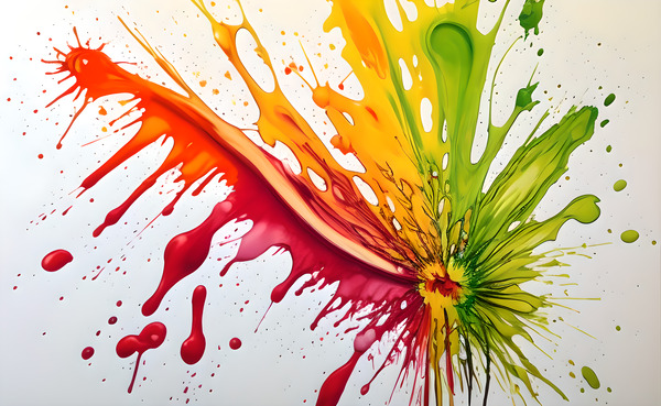 Chromatic Explosion Print
