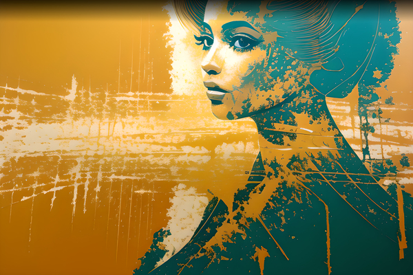 Abstract Beauty Print