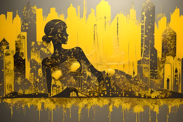 Silhouette of the City: A Womans Evolution by Giggi