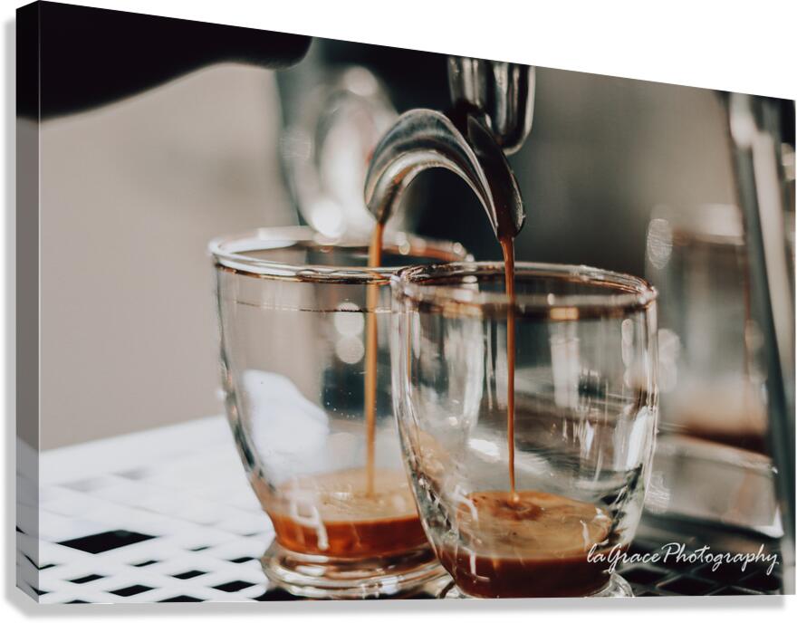 DOUBLE SHOT Canvas Print