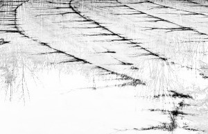 Frozen Pond Abstract